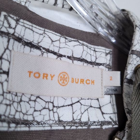 Tory Burch 'Nadia' Print Hooded Crop JacketSmall - Picture 5 of 8